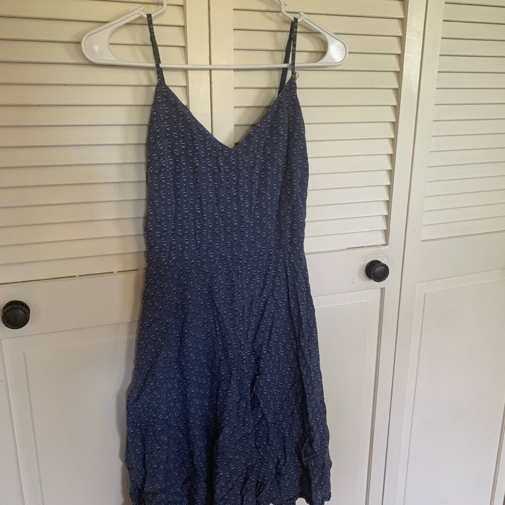 Navy Blue Sleeveless Dress